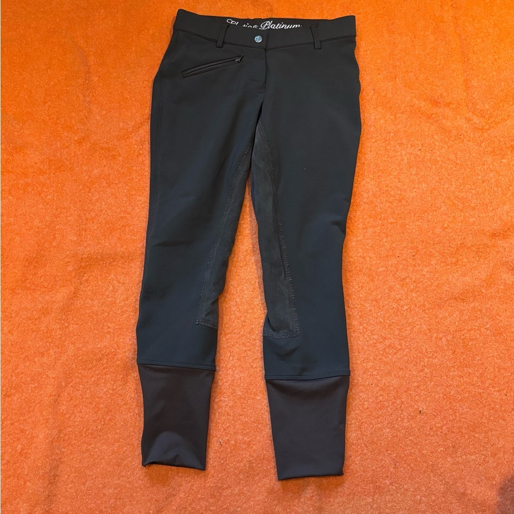 Women's Dark Brown Riding Breeches Leggings